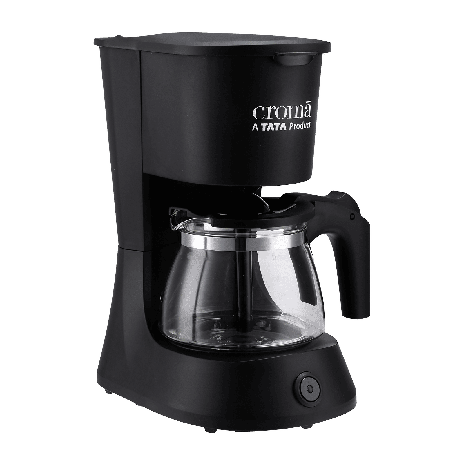 Buy Croma 600 Watt 5 Cups Manual Drip Coffee Maker with Keep Warm Function (Black) Online Croma